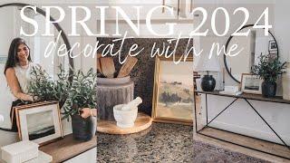 SPRING DECORATE WITH ME 2024 | NEUTRAL HOME DECOR FOR SPRING 2024 | DECORATE WITH ME FOR SPRING 2024