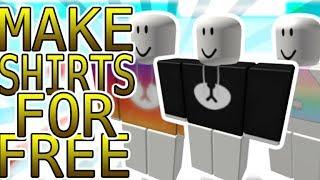 HOW TO MAKE SHIRTS WITHOUT PREMIUM! (ROBLOX) (WORKING!)