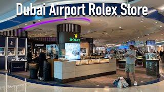 Rolex & Omega watch shopping Dubai Airport 2022 - can we find some hot watches?