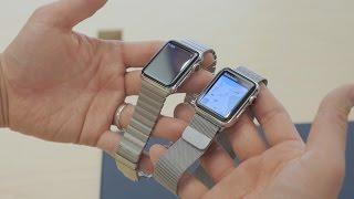 Apple Watch Hands-On and Software Demo! (38mm vs 42mm)