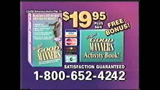 It's Just Good Manners! parenting vhs - 1996