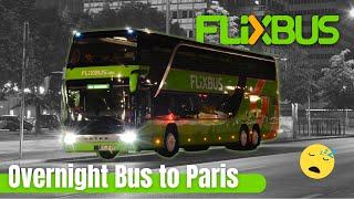How is it to ride Flixbus overnight to Paris? Let's find out!