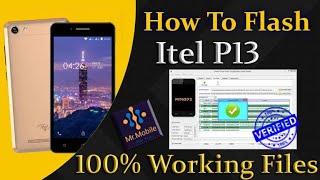 Itel P13 Flashing Firmware - Dead Boot Salution - Hang On Logo Fix Stock Rom Install