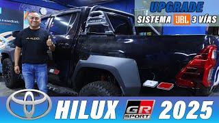 TOYOTA HILUX GR 2025 UPGRADE SISTEMA JBL 3 VIAS.