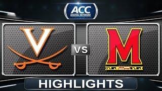 Virginia vs Maryland | 2014 ACC Basketball Highlights