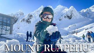 MT. RUAPEHU - Our First Snow Experience! || WHAKAPAPA SKI FIELD || NEW ZEALAND