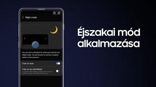 Galaxy S10: Hogyan aktiváld az Éjszakai módot?