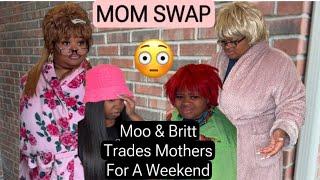 Moo & Britt Swap Mothers For A Weekend