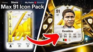 MAX 91 ICON PACKS & 88+ HERO PICKS!  FC 25 Ultimate Team