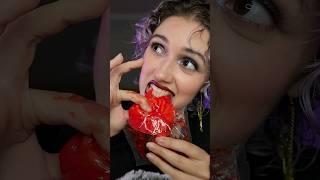 Trying Halloween Gummies  #asmr #mukbang #asmreating