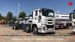 ISUZU GIGA 8x4 Chassis, Engine power range 350/380/460HP