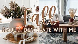 *NEW* FALL DECOR HAUL & DECORATE WITH ME 2022 | Neutral fall decor