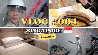 [Singapore VLOG #004] hotel room tour | I turned violent? | SEA Aquarium