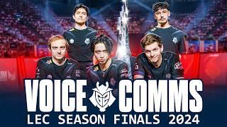 What it sounds like to win a League of Legends Grand Slam | LEC Season Finals Voicecomms