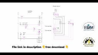 Three phase motor switching from star to delta connection  automatically by timer-ekts software