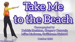 Take Me to the Beach linedance - easy Intermediate  - October 2024