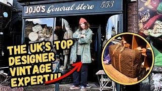 THE UK'S TOP VINTAGE DESIGNER CLOTHING EXPERT?? | MEET 'JO JO' RAG PARADE SHEFFIELD!!