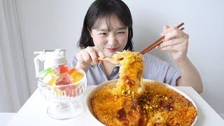 카다이프로 만든 치즈 쿠나파 먹방 두바이초콜렛에 푹 빠져버려 그만 (ft. 킨조젤리) REALSOUND MUKBANG | Kunafa, Kinjo Jelly