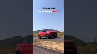 Tata Nexon DCT 0 - 100 Kmph Acceleration Tested! #nexon #tata #0to100 #speedtest