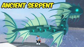 Catching Ancient Depth Serpent In Fisch Roblox