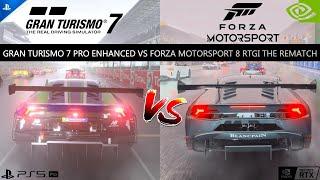 FORZA MOTORSPORT 8 RTGI UPDATE 15 VS GRAN TURISMO 7 PRO ENHANCED PS5 PRO UPDATE 1.54 | THE REMATCH |