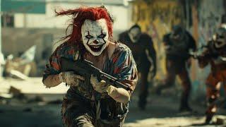 Best horror thriller | Killer clowns hunt friends in deserted town | Full movie in English