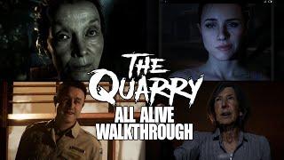 The Quarry - Full Walkthrough (ALL Alive) (ALL Evidence) (Best Ending and Epilogue)