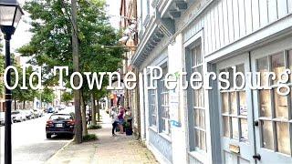 [4K] WALKING: Downtown Historic Old Towne Petersburg