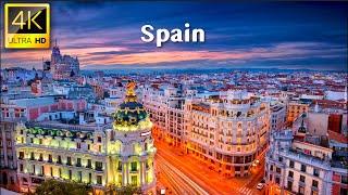 Beautiful Spain Drone Video (4K UHD) with Relaxing Music