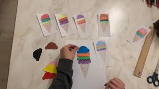 Renkleri Öğreniyorum (Renkli Dondurma) - Okul Öncesi Etkinliği