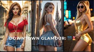 Downtown Glamour   4K AI ART Middle East Mediterranean Lookbook