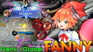 MANIAC Fanny Aggressive Cable - Top 1 Global Fanny by Youtube: Amir Afiqq - Mobile Legends