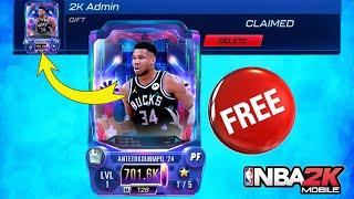 nba 2K mobile codes Tutorial to Redeem your Free Giannes card PLUS 10 Hidden Codes in #nba2kmobile