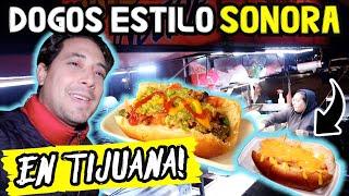 Así son los HOT DOGS "ESTILO SONORA" en TIJUANA!