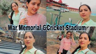 War Memorial Visit &Dharmashala Cricket Stadium With Family ||Anu Sharma Vlogs