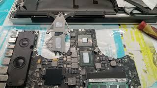 Macbook CPU fan cleaning