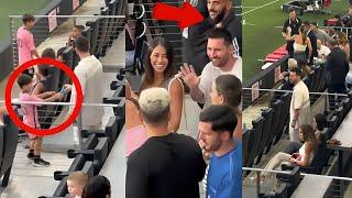 Lionel Messi and His Family Came To Support Their Team | Inter Miami vs Toronto