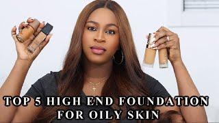 Top 5 high end foundation for oily skin #foundationgameplay