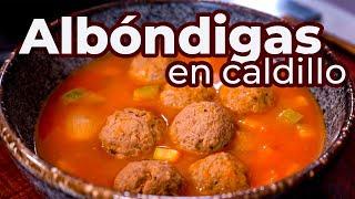 Las Mejores ALBÓNDIGAS en CALDILLO que vas a probar | JUS PALTA - Comida Casera