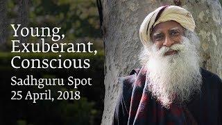 Young, Exuberant, Conscious – Sadhguru Spot – 25 Apr 2018