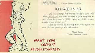 Radio Tirana 6055 kHz - Tirana (Albania) Sign On in English - 1976