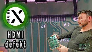 XBOX SERIES X HDMI Port Austausch Reparatur | PCB Solder Berlin