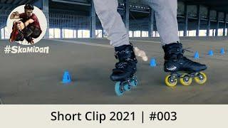 Freestyle Slalom Skating Trick Mix by Daniel Lott | Weil am Rhein | Short Clip 2021#03 | SkaMiDan