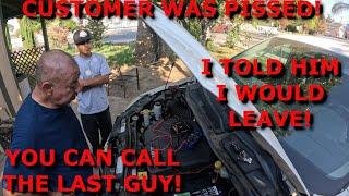 CUSTOMER was UPSET! Mobile Mechanic ELECTRICAL diagnosis