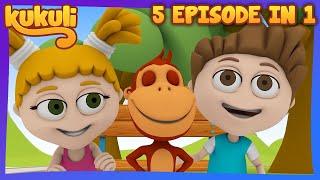 5 EPISODE IN 1 - 2  - KUKULİ ENGLİSH DUBBED  #CARTOON FOR KİDS