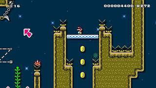 Platforming: Poison Pond Pounce by Tave :) Super Mario Maker 2 Switch No Commentary #cpd