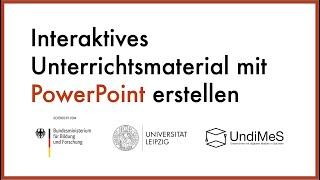 Interaktive Unterrichtsmaterialien mit Power Point erstellen (Memory, Quiz, Lerntheke)