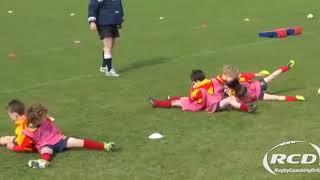 Rugby Coaching Drills   Introducing Tackling to Under 9s