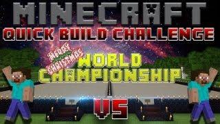 Minecraft Quick Build Challenge - World Championship! (Round 1, Match 4: nick666101 vs mrmweiss)