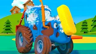 Игры Синего трактора и Котёнка Котэ + Музыкальные мультфильмы